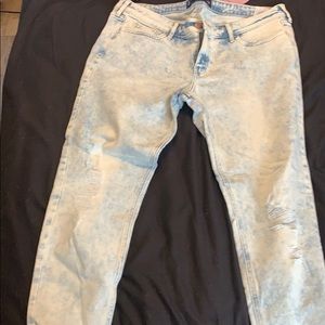 Acid wash jeans